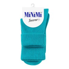Women's socks mini inverno, single size, TURCHESE color