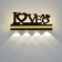 Bra "Love" LED 4000K 12W black 38x20x4cm