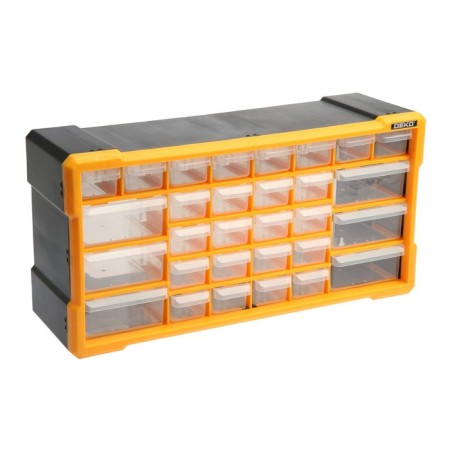 DEKO DKTB13 storage system, drawers 112x55x135 mm - 6 pcs., 51x40x135 mm - 24 pcs.