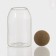 Glass Bank for bulk products with a cork lid Bellatenero "IVF. Ball ", 800 ml, 9 × 18.5 cm