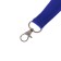 Badge tape width-20 mm, length-90 cm with metal carbine, blue