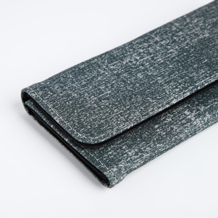 Women's wallet on magnet, gray color-2