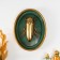 Panel interior polystone "Golden Beetle" dark green 18.5x4x4x24 cm