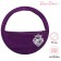 Custom for hoop with the Grace Dance pocket "Heart", D = 90 cm, purple color