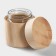 Bank - container for bulk and liquids Magistro, sealed, with a lid, a whole cedar, 100 ml