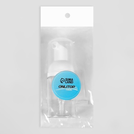 A bottle for storage, with a foaming dispenser, 35 ml, the color is transparent/white-8