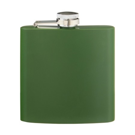Alcohol flask, stainless steel, gift, army, 180 ml, 6 oz-1