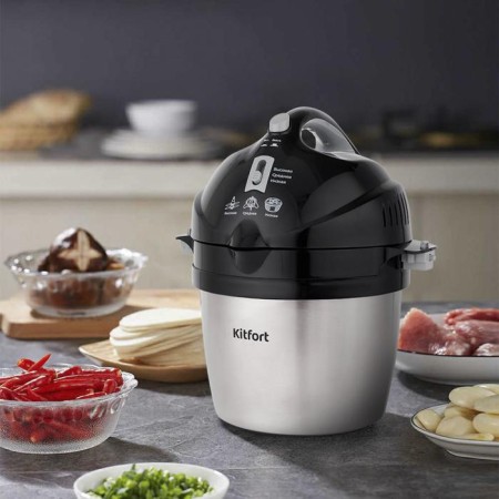 Grinder KitFort KT-1396, Metal, 350 W, 3.5 L, silver-4