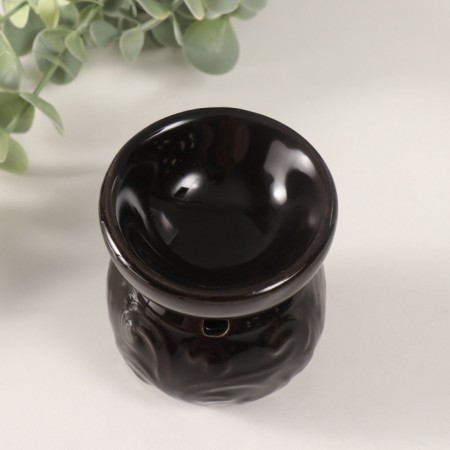 Aroma lamp ceramics "Geometry and vegetation" mix 7.5x8.5x9 cm-5