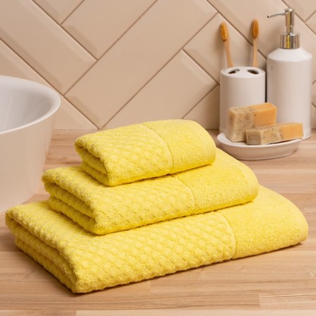 Trick Lovelife "Silky Dream" 50x90 cm, yellow, 100% cotton, 400 g/m2