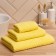 Trick Lovelife "Silky Dream" 50x90 cm, yellow, 100% cotton, 400 g/m2