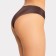 Panties female slips (seamless), chocolate-brown color, rr 46 (m)