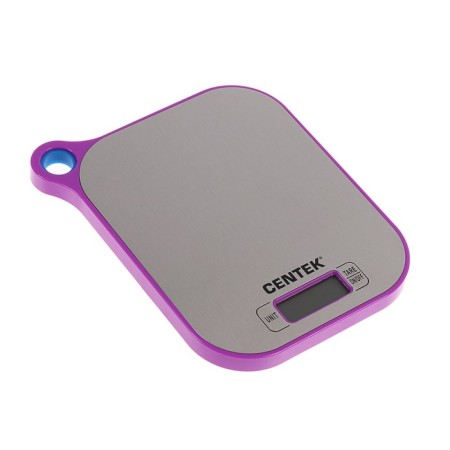 Kitchen CENTEK CT-2461, electronic, up to 5 kg, silver-violet