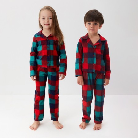 New Year. PAZHAMA Children's KAFTAN XMAS MOOD, size 34 (122-128 cm)