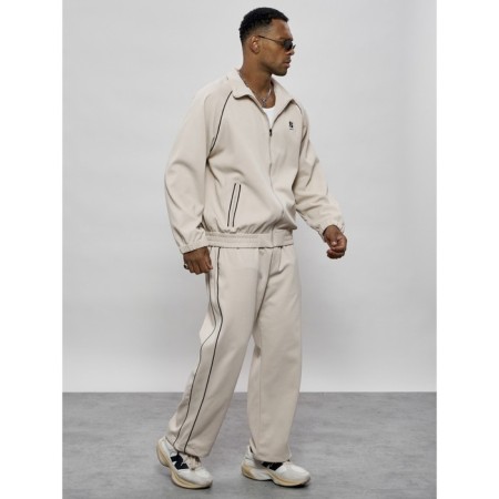 Sports suit men's, size 48, beige color-10