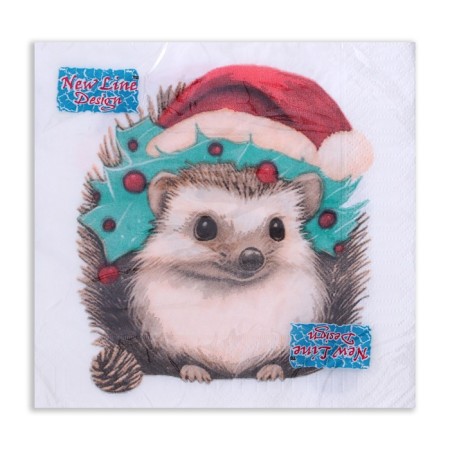 Paper Nev Line Design "New Year's Hedgehog" 3 layers, 33x33, 20 pcs.-2