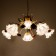 Rosetta chandelier 6he27 40w beige 75x75x30-90cm Bayerlux