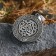 Trilav amulet, Pueter metal, art casting, D = 3 cm