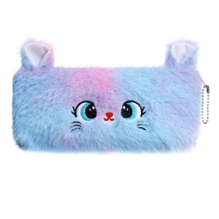 Penal School fur on the zipper Calligrata "Mouse", mix-2