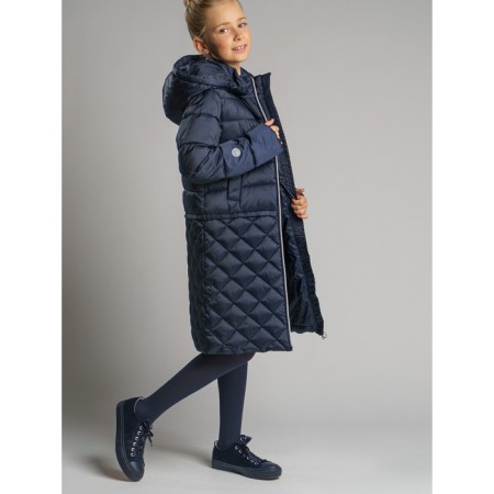 Coat insulated for a girl, height 128 cm-1