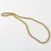Glass beads, set 140 pcs., Size 1 pc. - 6 mm, color yellow gold
