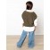 Vest for girl Knit, height 146 cm, beige color