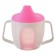 Drunker - a cup 2 in 1 children's training, solid nose, 150 ml., With handles, pink color