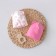 A cap with a lapel and ears Kinderlitto "Flower Garden", return 6-12 months, 2 pcs
