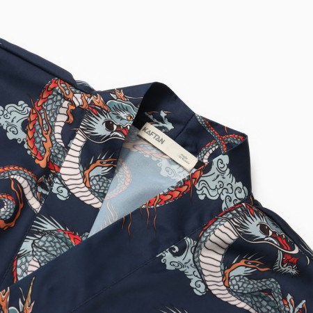 Home robe KAFTAN "Dragon", r.52-54, blue-5