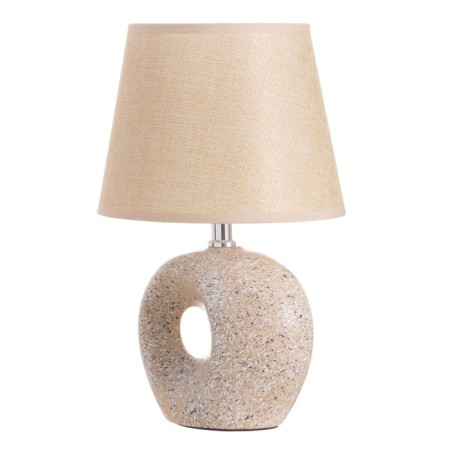 Table lamp "Ines" 1x40W E14 beige 20x20x30cm-6