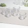 Set of mugs, glass, d = 8.5 cm, h = 8 cm, 200 ml, 6 pcs