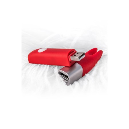 Cliter Vibrator Qvibry, 4GB USB memory, red color-6