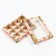 "Box for sweets, 12 pcs, 19 x 15 x 3.5 cm, craft flowers"