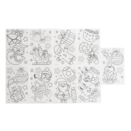Set for creativity "Color stained -glass - New Year", 20 pcs in a set-6