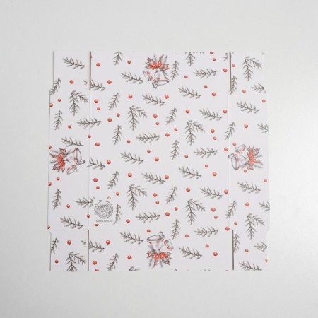 Box for confectionery "Winter Winter", 12 x 12 x 3 cm, New Year-4