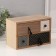 Casket wood 4 boxes "chest of drawers. Different textures" 10x20x13.5 cm