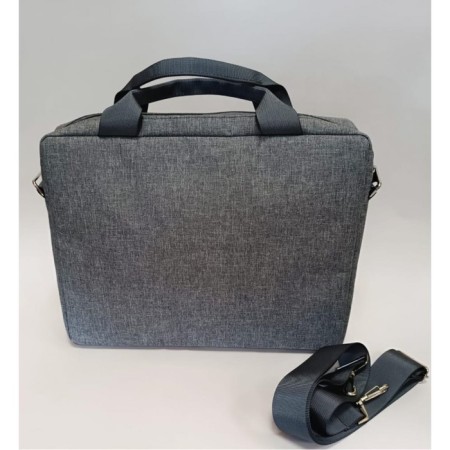 Document bag (oxford) gray with gray sling-2