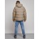 Sports Bologna male winter, size 50, beige color