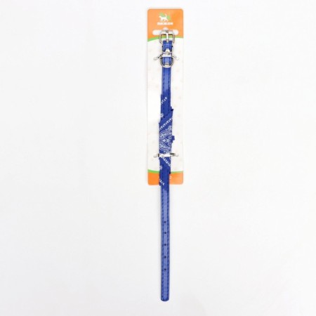 A collar with a scarf 32 x 1 cm, Osh 22-28, blue-4