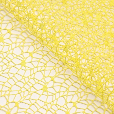 Croester mesh for decor and floristry, yellow, roll 1 pcs., 0.5 x 4.5 m-1