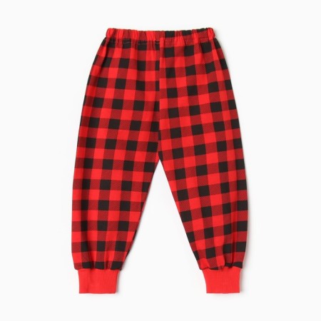 Pajamas for a boy, red color, height 92 cm-8