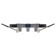 Lamp built -in era DK7, IP20, 50W, 90 mm, black/chrome color