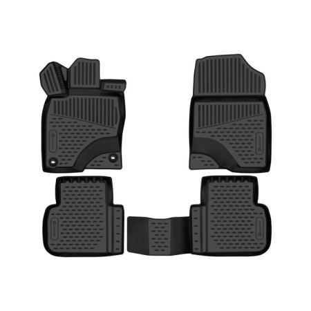 3D mats in the salon for Honda Civic 2023 - Sedan 4 pcs.