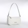 Female bag Textura, baguette, small size, white color