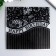 Embosting stencil plastic "Flowers and stripes. Happy birthday" 15x15 cm
