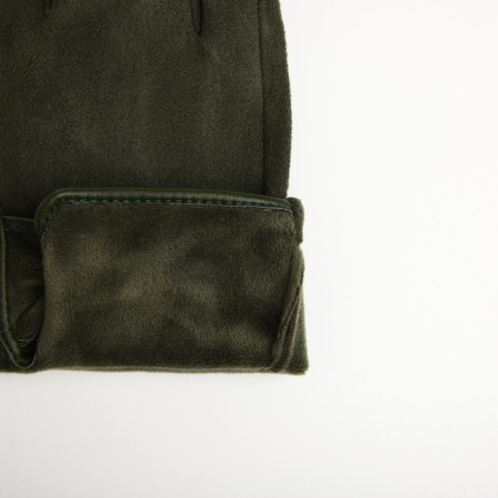 Gloves are female, dimensionless, without insulation, khaki color-3