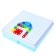 Constructor "Bolt Mosaic: Fantasies", with a screwdriver and base, 180 parts