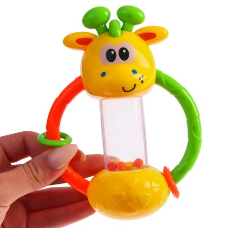 Rattle "giraffes", color mix, crush me-4