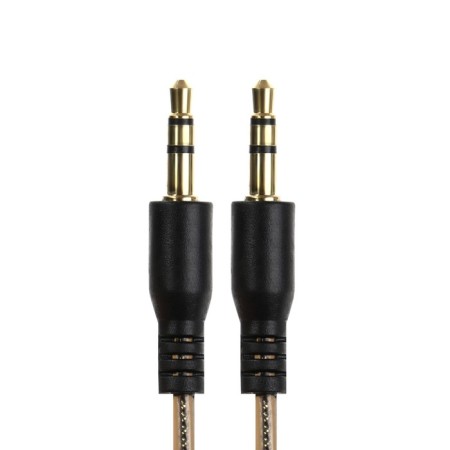 Audio Luazon, Jack 3.5 mm (M) -Jack 3.5 mm (M), transparent braid, 1 m, black-3