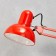 Table lamp on a hinges 800 "Crucial, red" E27 40W Risalux